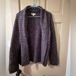 St. John's Bay Charcoal Knit Cardigan
